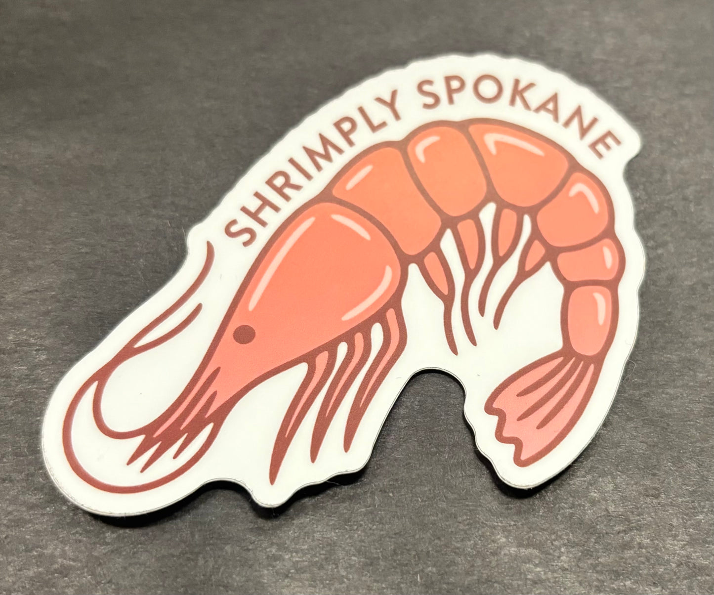 Shrimply Spokane Sticker