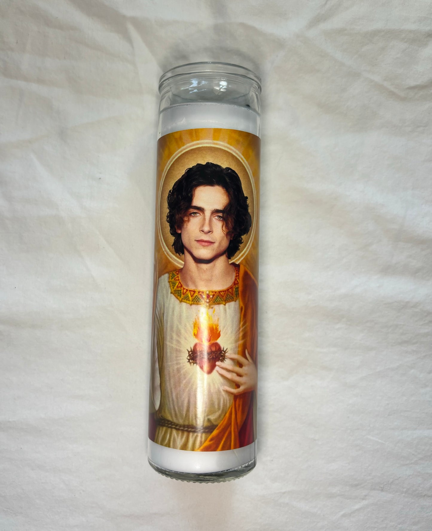 St. Timothèe Chalamet Prayer Candle