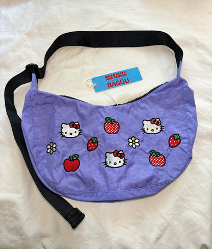 Baggu + Hello Kitty Medium Nylon Crescent Bag