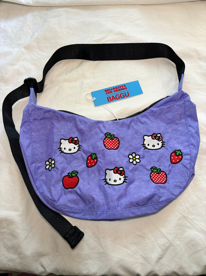 Baggu + Hello Kitty Medium Nylon Crescent Bag